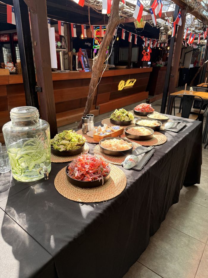 Buffet montado