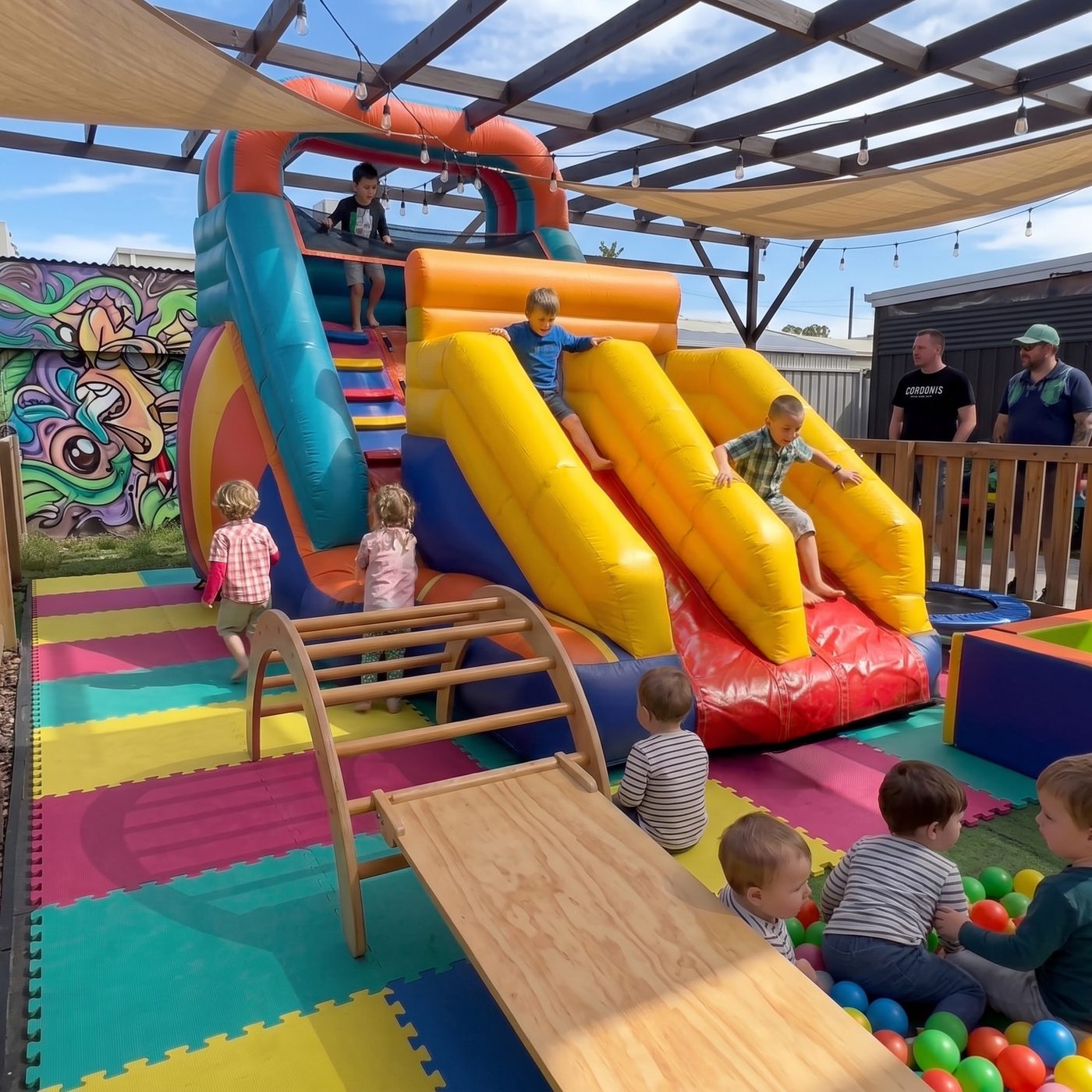 Niños jugando en la Zona Kids de La Quinta Pata al Gato